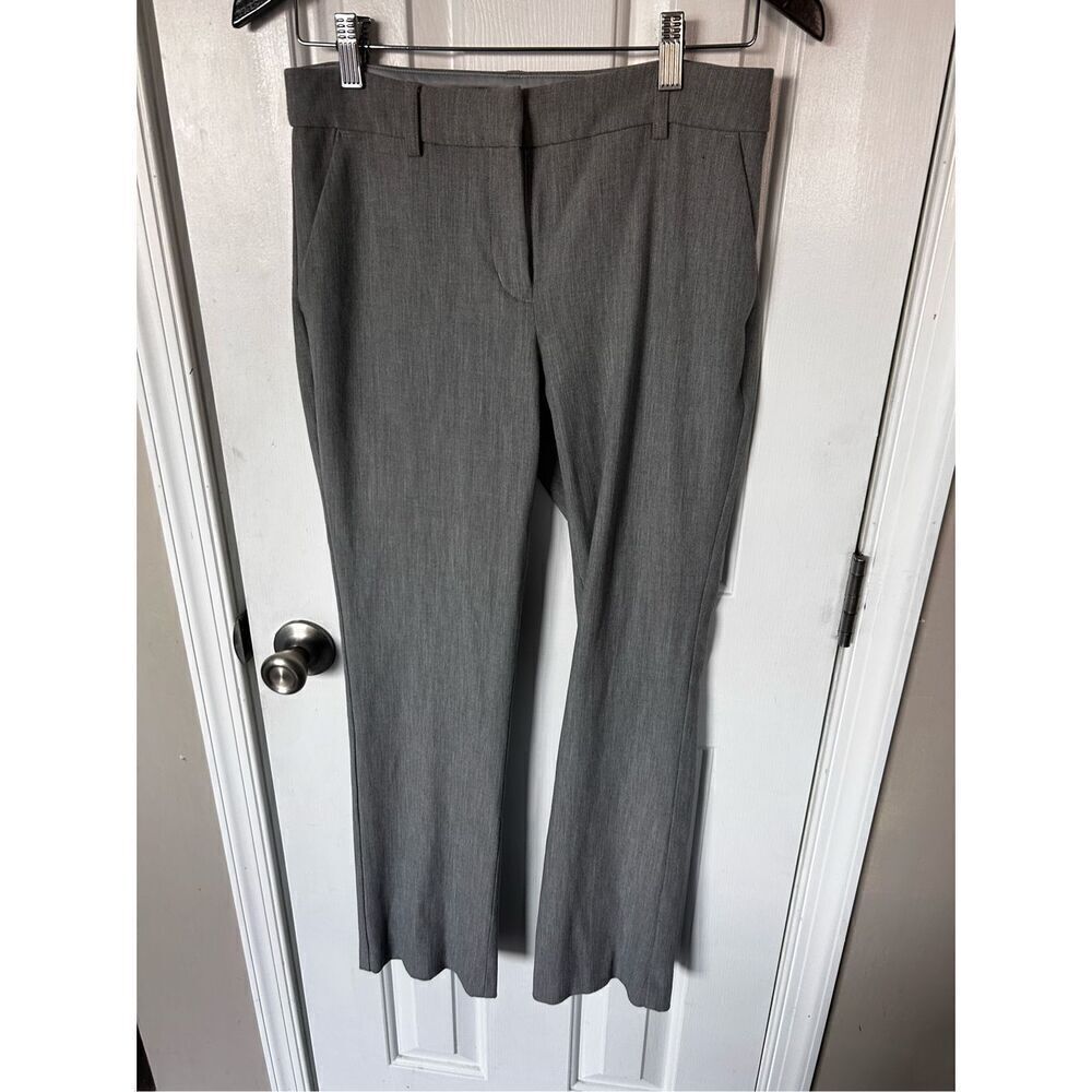 Express gray dress pants Columist barely boot mid rise size 4